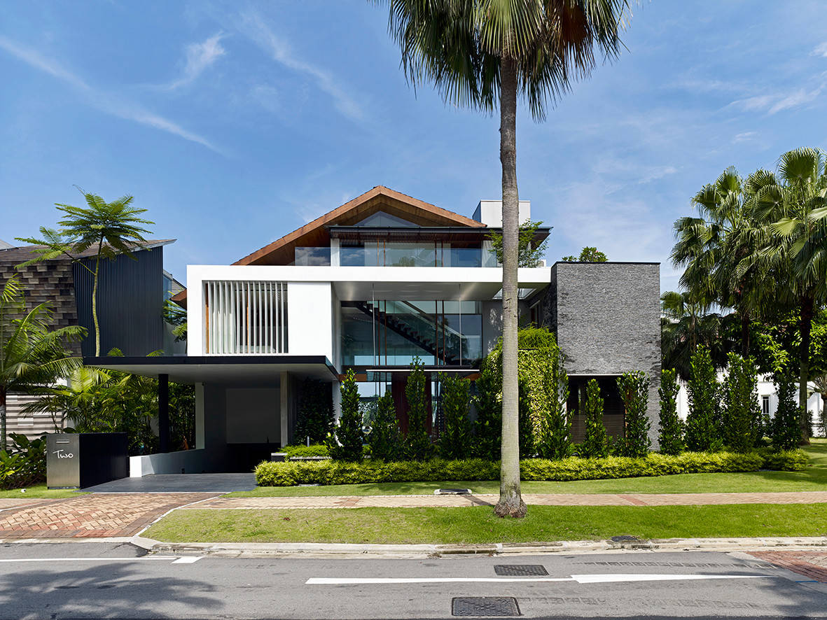 Landed home exterior